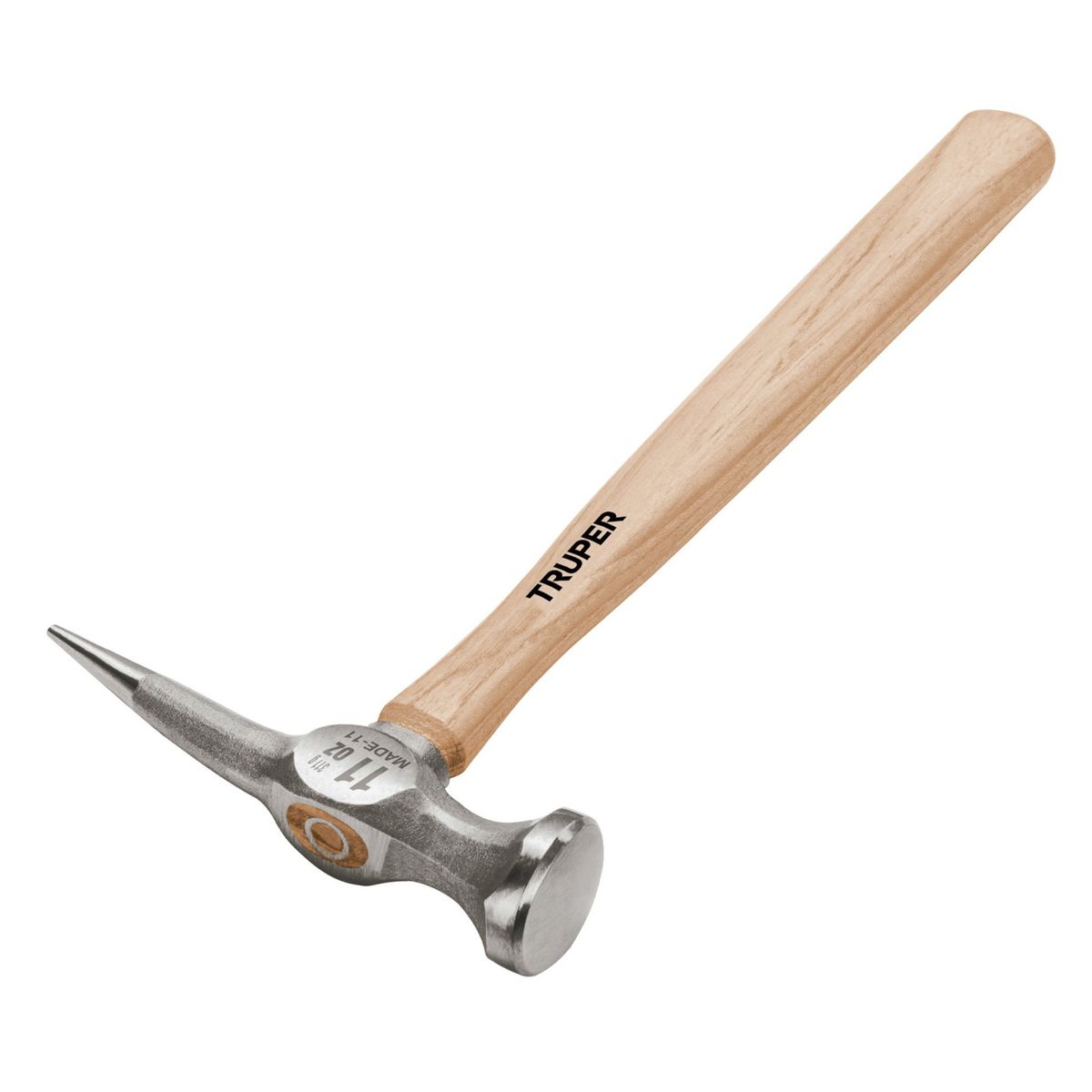 TRUPER - Martillo planchador desabollador punta larga mango 12 Truper