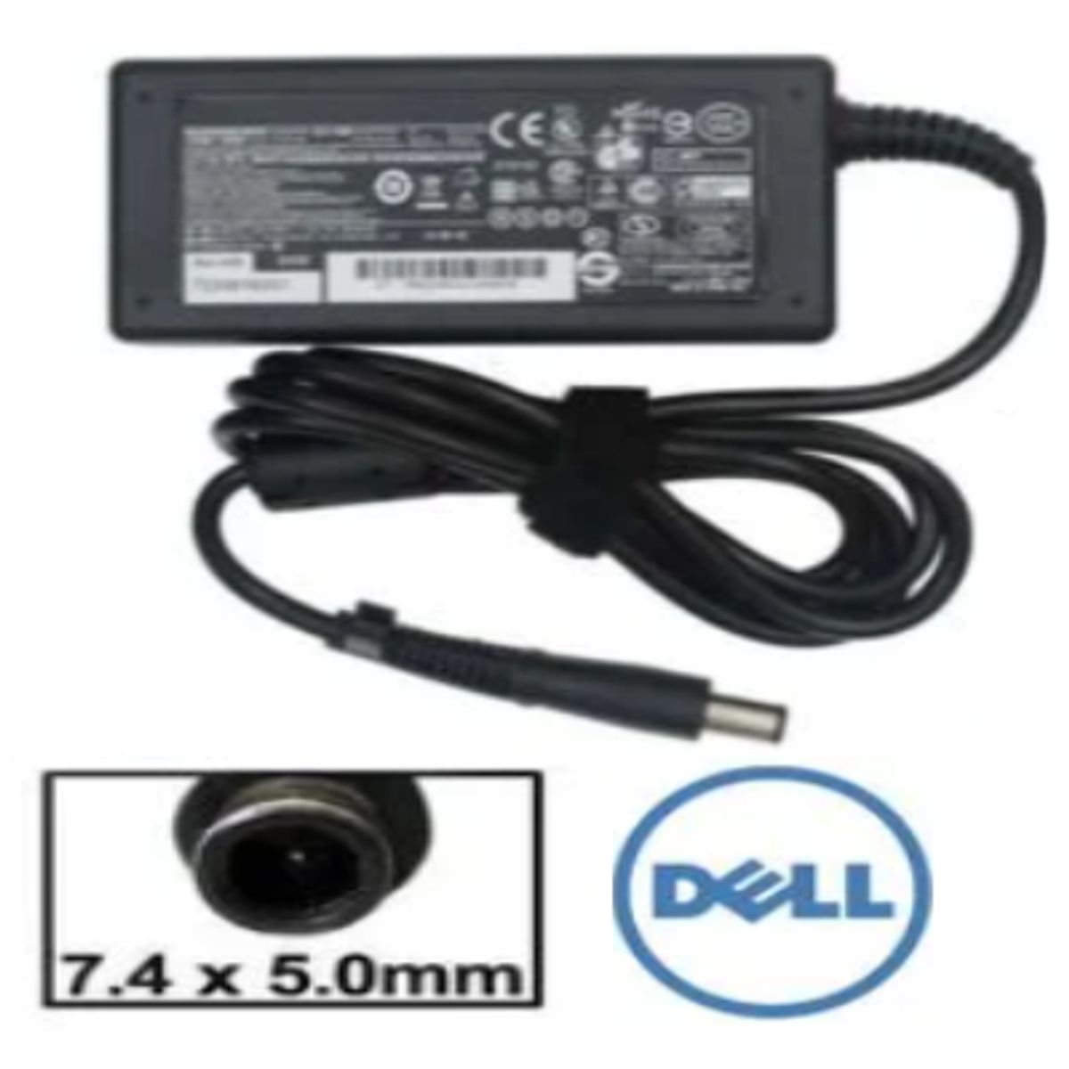 GENERICO - CARGADOR PARA LAPTOP DELL 19.5V 3.34A  PUNTA AGUJA  7.4*5.0