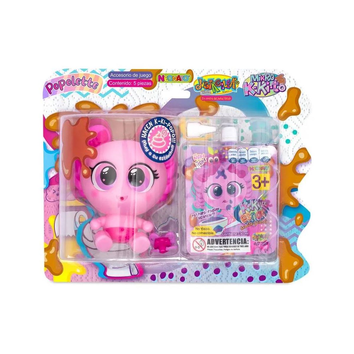 DISTROLLER - MUÑECA Ksimerito 908544 MIKRO KKITO Rosa