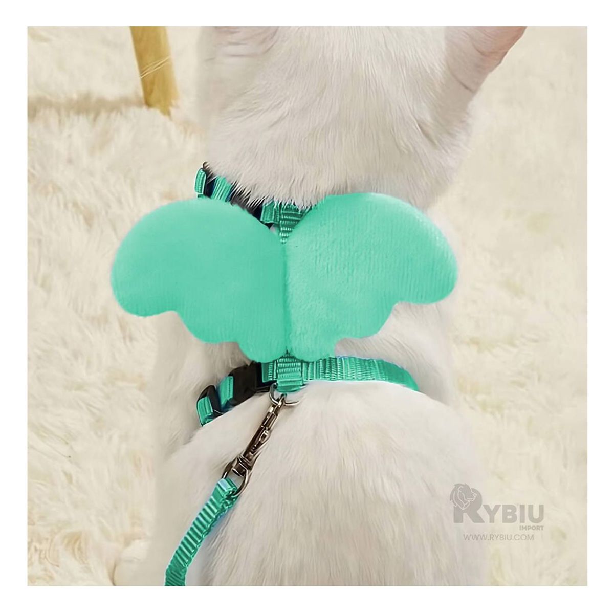 GENERICO - Arnes para Perros en Color Turquesa Y+Papel de Regalo