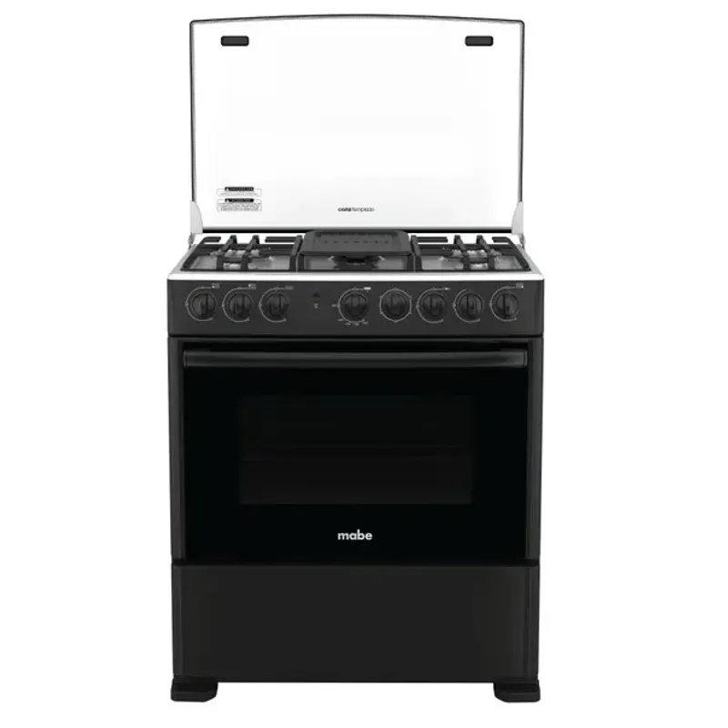 MABE - Cocina de pie Mabe 6 Quemadores 109LT 30CM CMP3020FN0 Negro