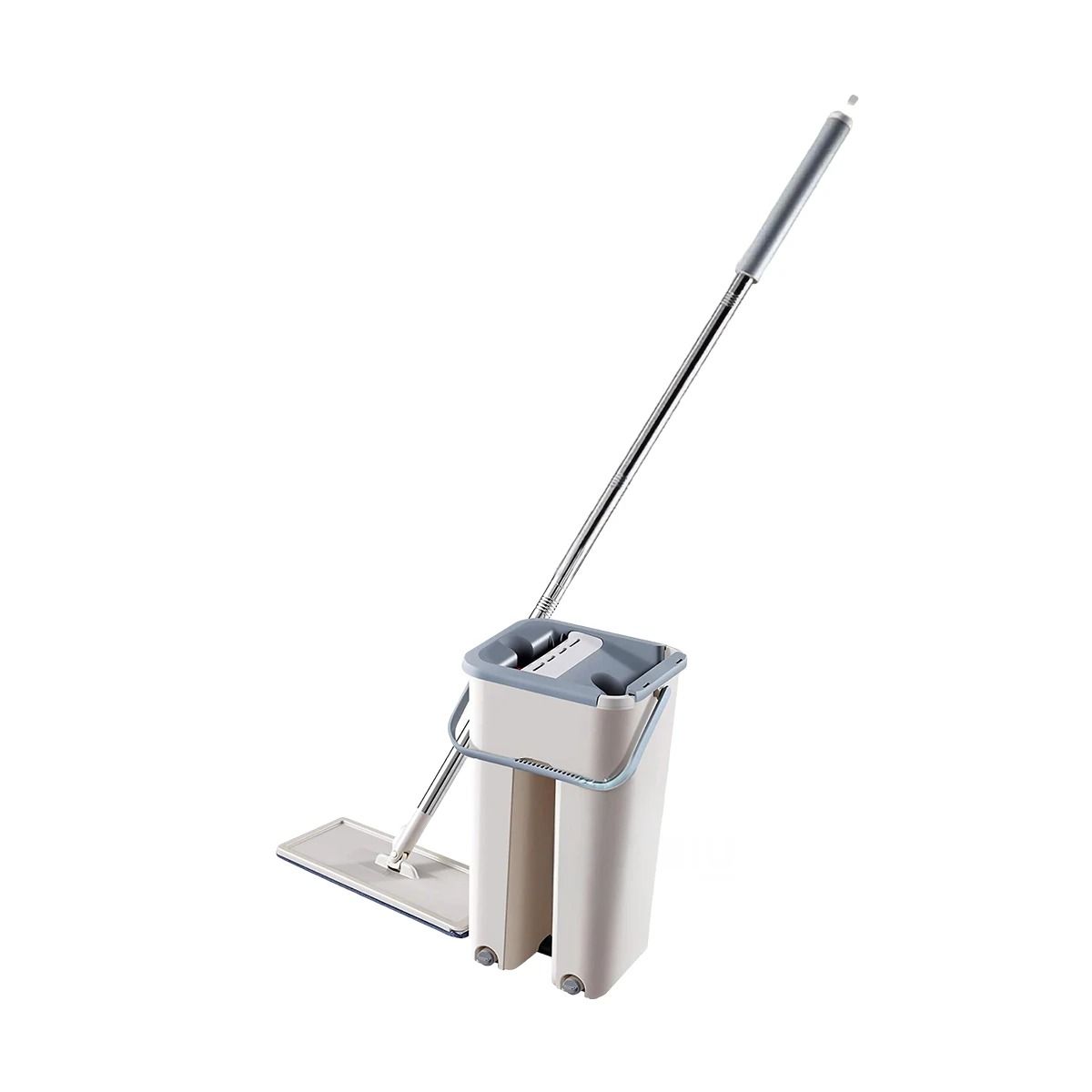 GENERICO - Trapeador Magico 360 con Balde Centrifugador en Gris