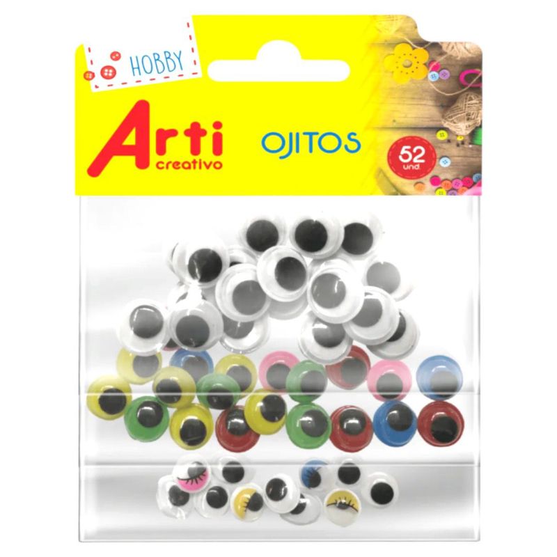 GENERICO - Pack Ojitos Moviles 52 unidades