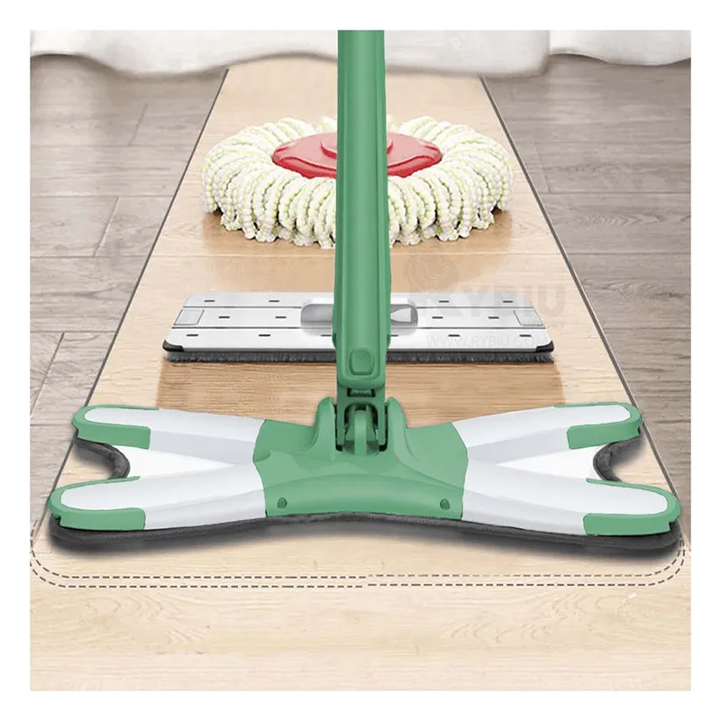 RYBIU IMPORT - Trapeador con Sistema de Escurrido Mariposa en Verde