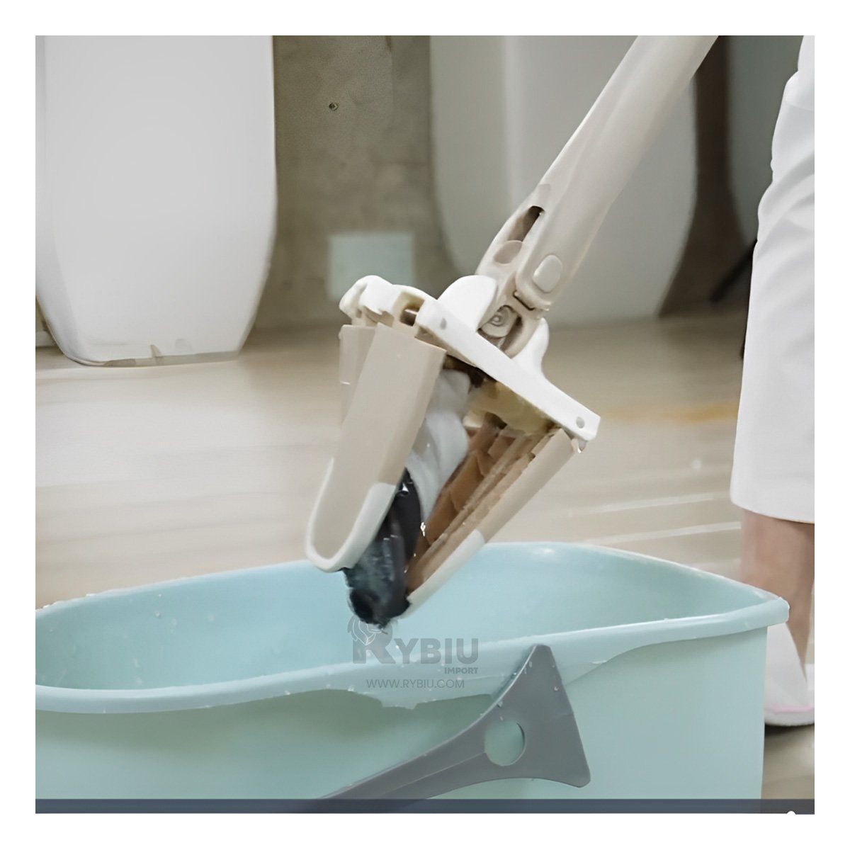 GENERICO - Trapeador con Cabezal Mariposa en Beige Y+Regalo Agendita