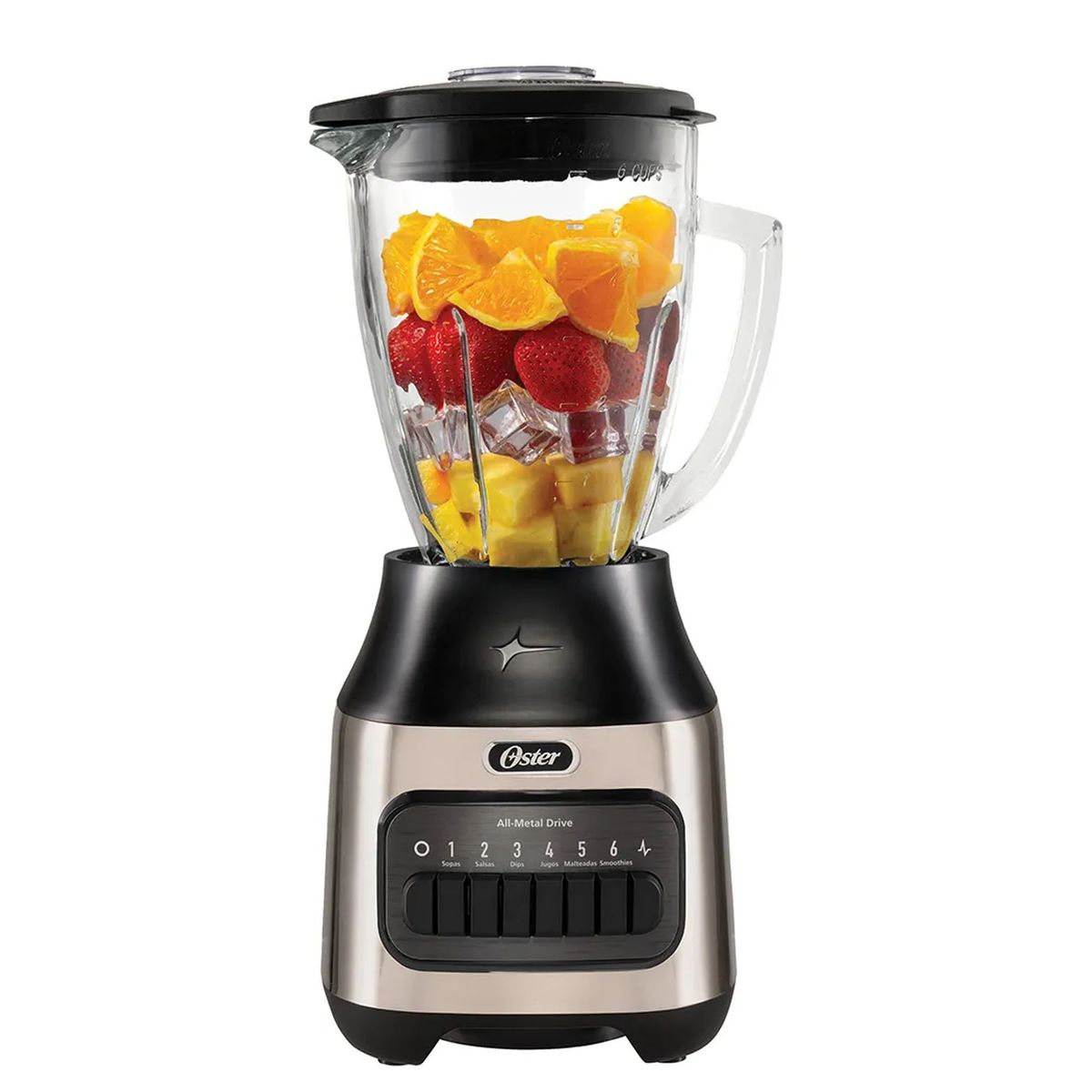 OSTER - Licuadora de 6 Velocidades Mas Pulso 1.5 Litros Oster BLSTPEGNPB