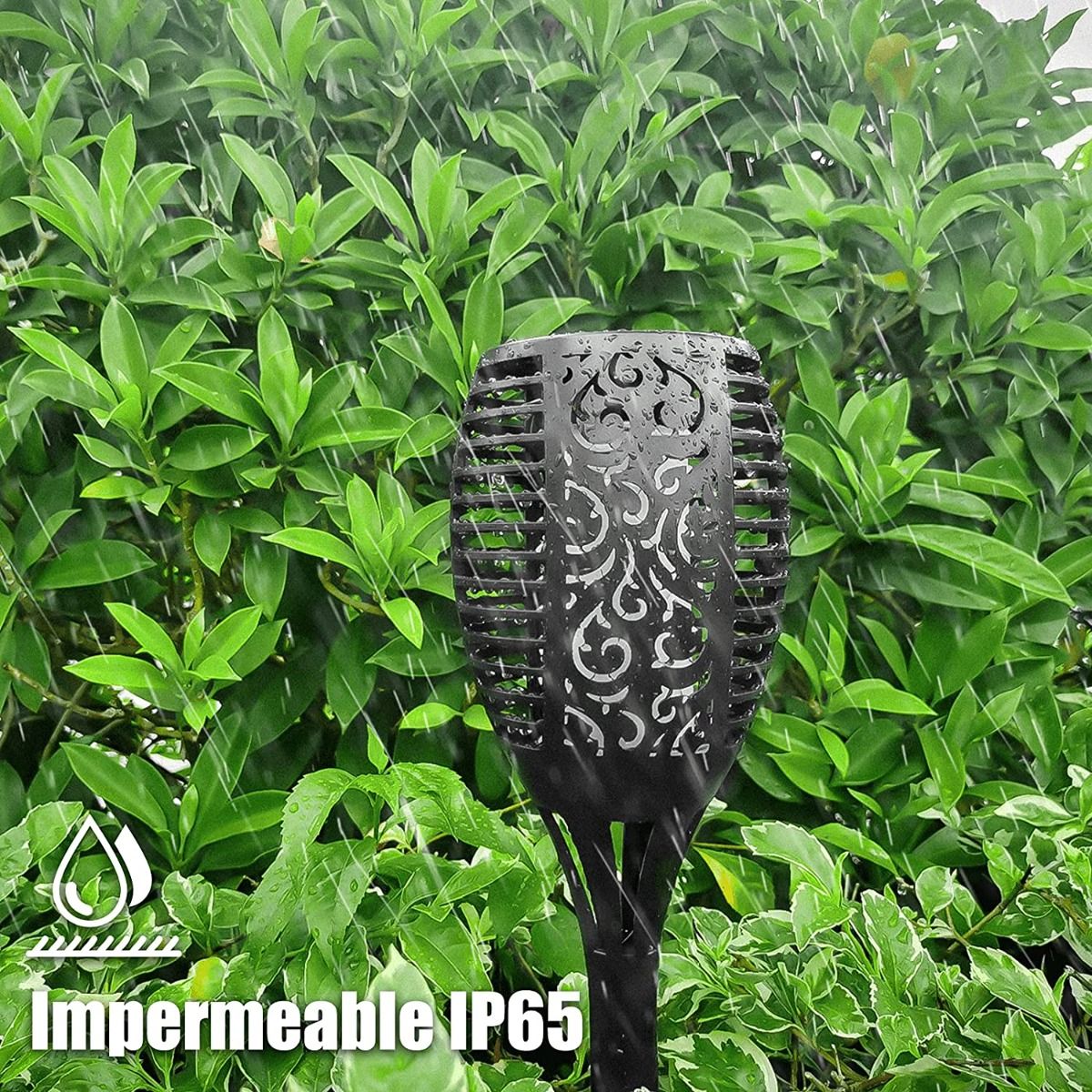 HOME NEAT - Llama  LED Lámpara Solares de Exterior para Jardín 4 Unidades