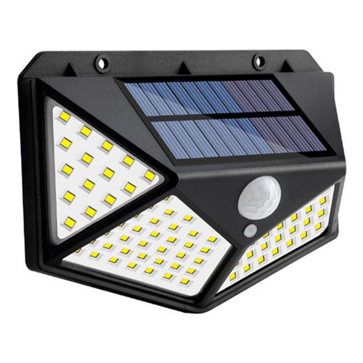 HOME NEAT - Foco Solar LED Lámpara 100 LED con Sensor de Movimiento Para Jardín