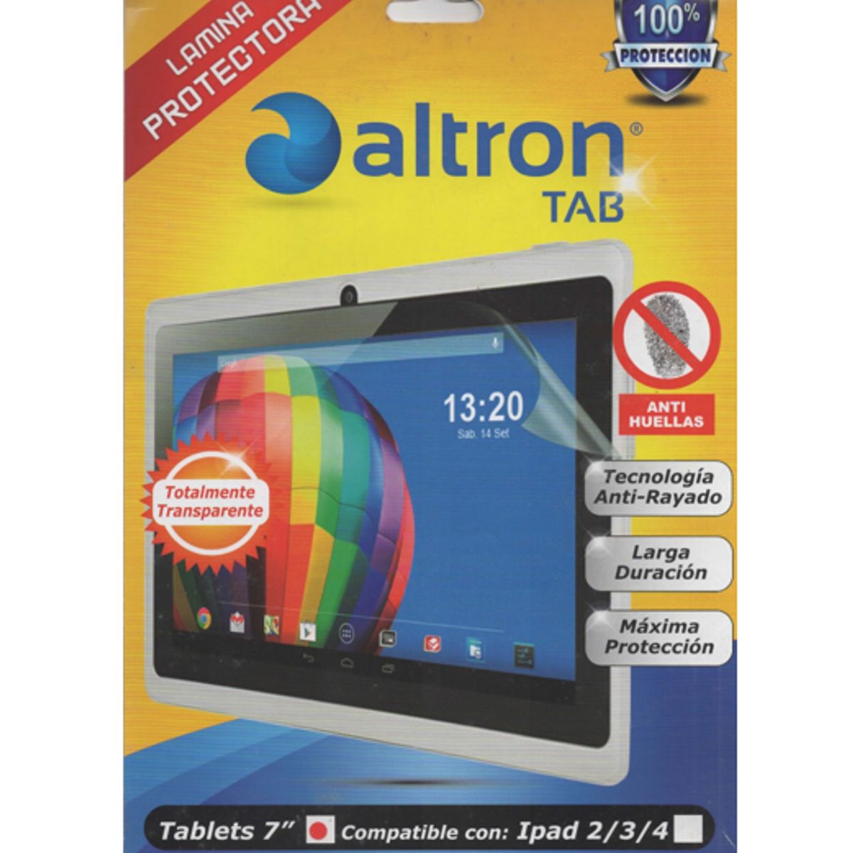 ALTRON - ALTRON TAB  LAMINA PROTECTOR PARA TABLET