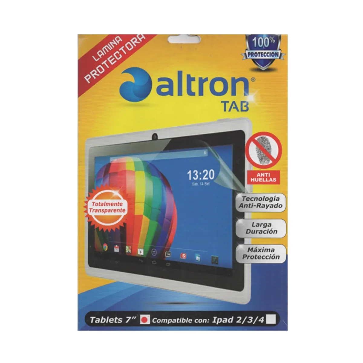 ALTRON - ALTRON TAB  LAMINA PROTECTOR PARA TABLET