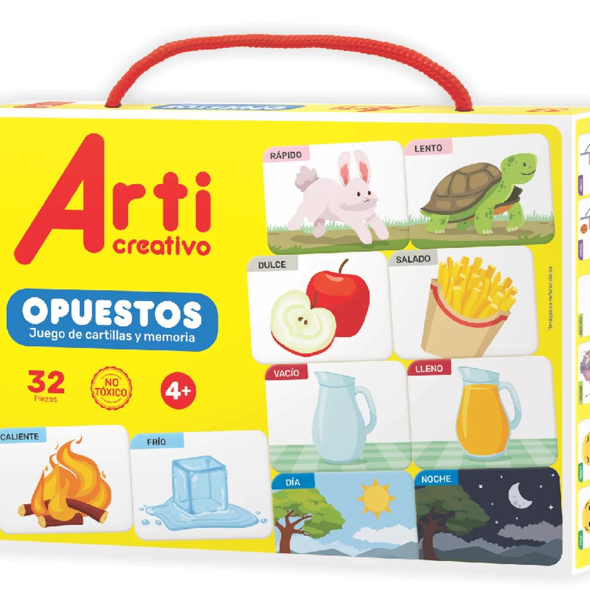 GENERICO - JUEGO DE MEMORIA  Opuestos X 32 PZAS. ARTI CREATIVO