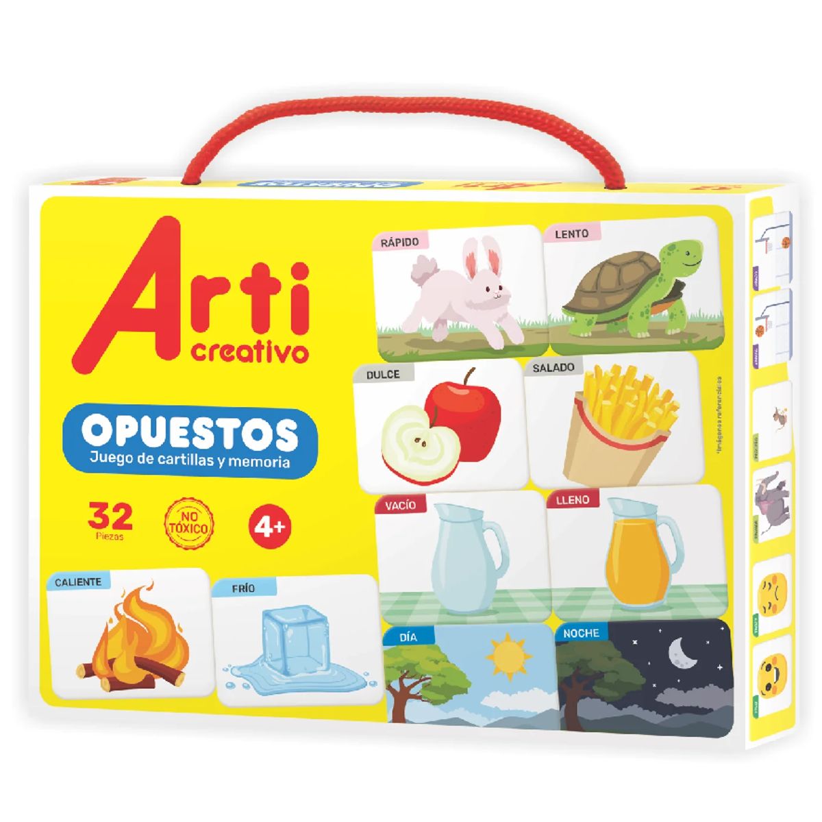 GENERICO - JUEGO DE MEMORIA  Opuestos X 32 PZAS. ARTI CREATIVO