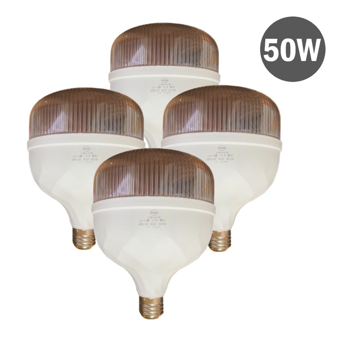 GENERICO - Pack x4 Bombilla Led De 50w High Power Potente