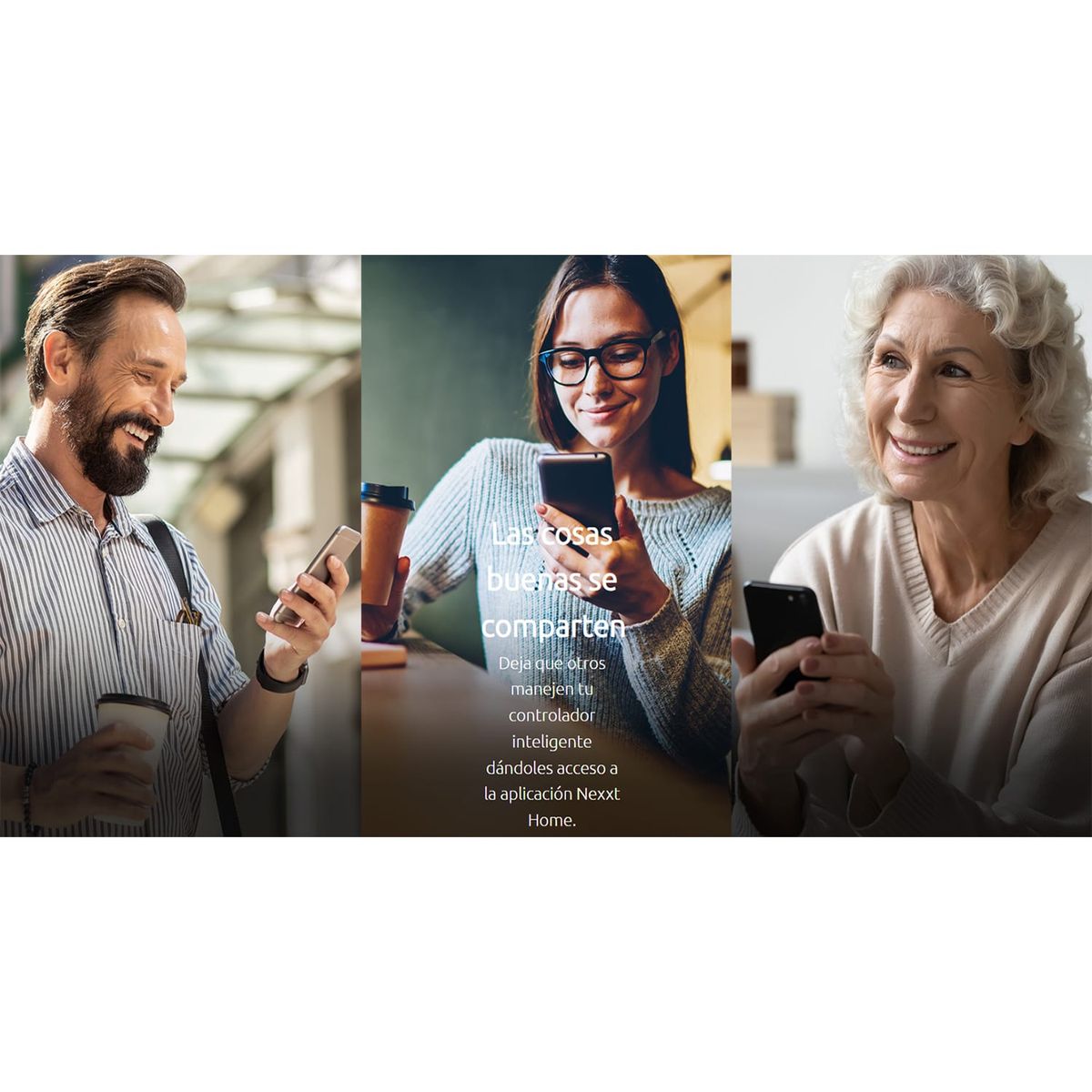 NEXXT SOLUTIONS - Controlador motorizado Wifi para persianas Nexxt NHA-B100 Regulador luz natural