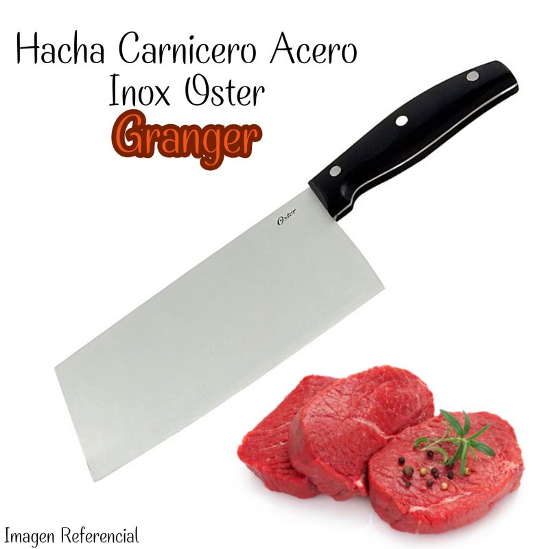 OSTER - Hacha de Carnicero Oster Granger Acero Inoxidable
