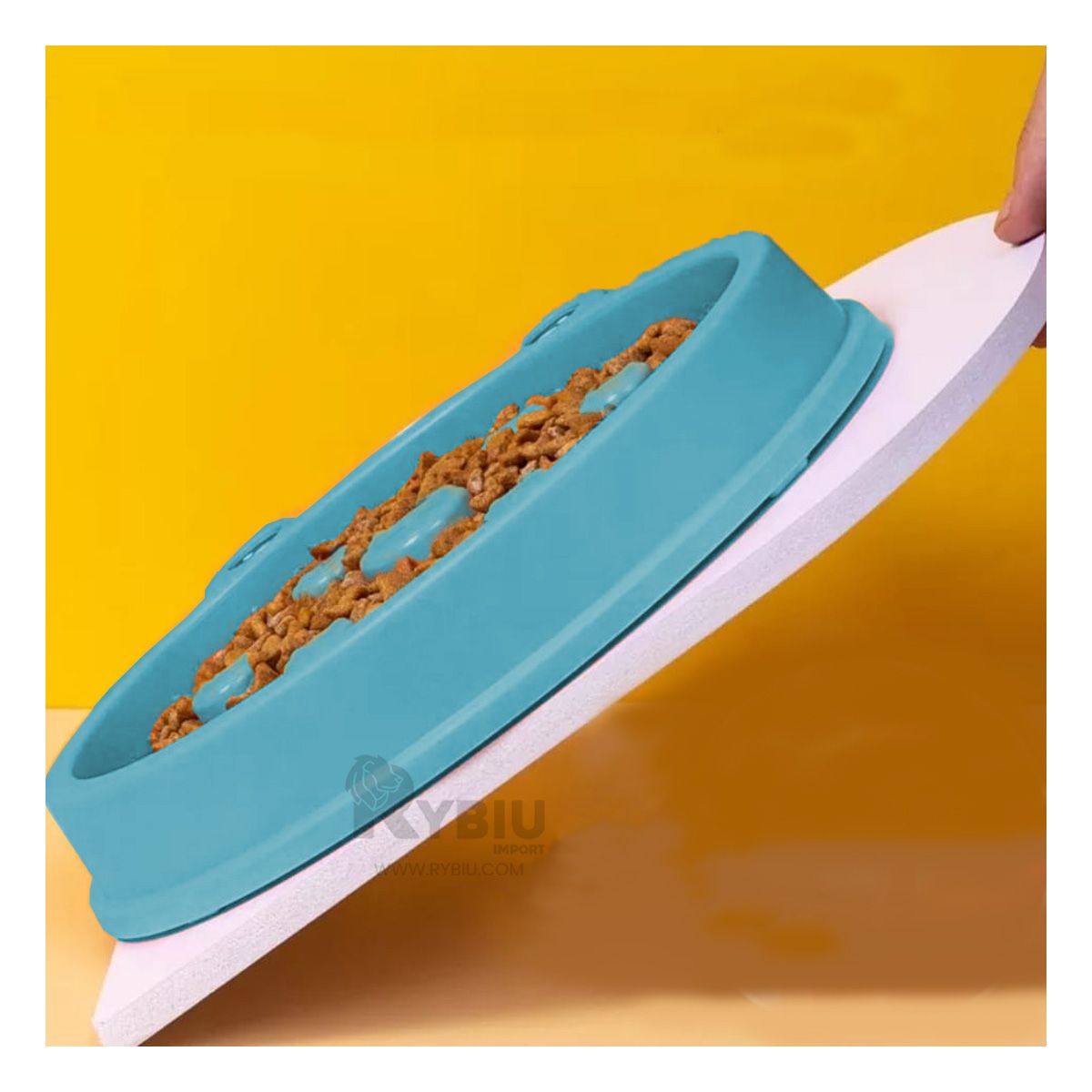 RYBIU IMPORT - Tazon para Evitar Estres en Verde Y+Post-it Adhesivos