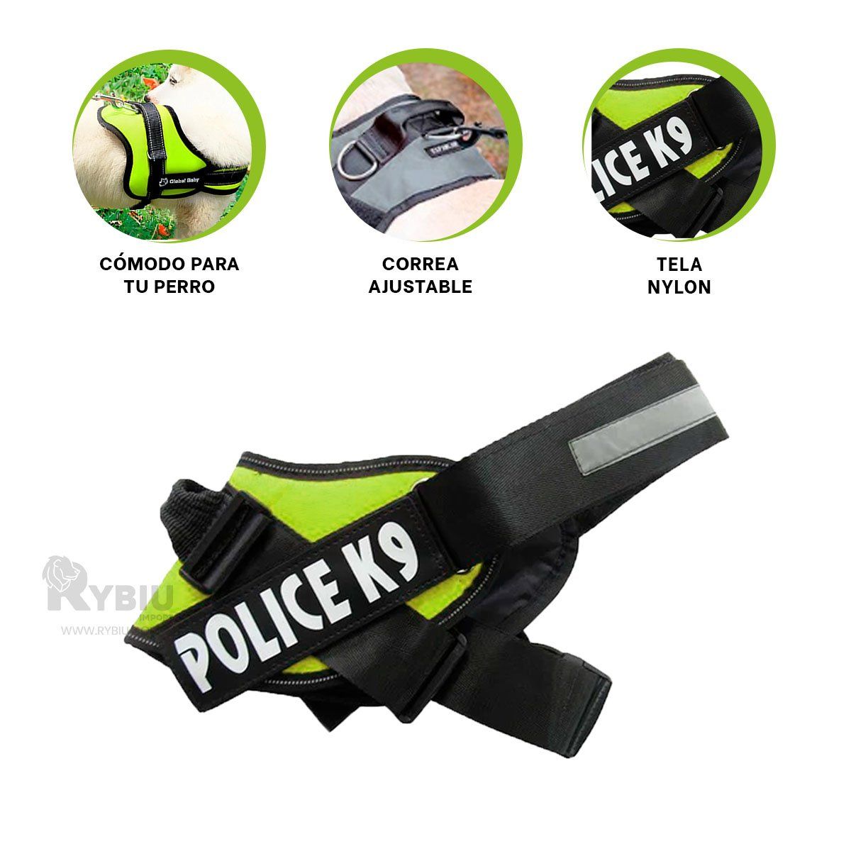 GENERICO - Correa Versatil y Practico Talla S Verde Y+Gift MiniAgenda