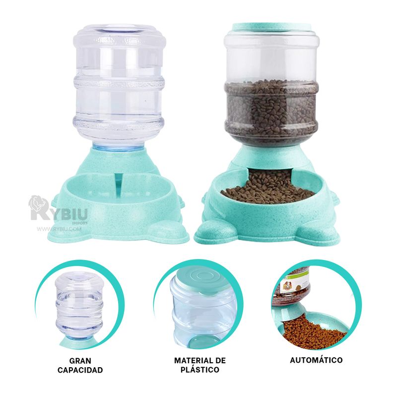 GENERICO - Fuente Inteligente de Comida Pet Verde Y+Post-it Adhesivos