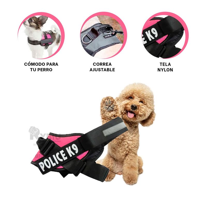 RYBIU IMPORT - Correa de Proteccion Talla S Rosado Y+Envoltorio de Regalo