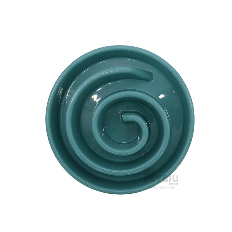 RYBIU IMPORT - Comedero de Espiral en Tono Verde Y+Regalo Stickers