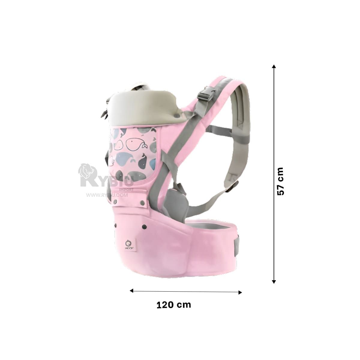 RYBIU IMPORT - Morral Util para Bebe en Color Rosado Y+Ligas de Regalo