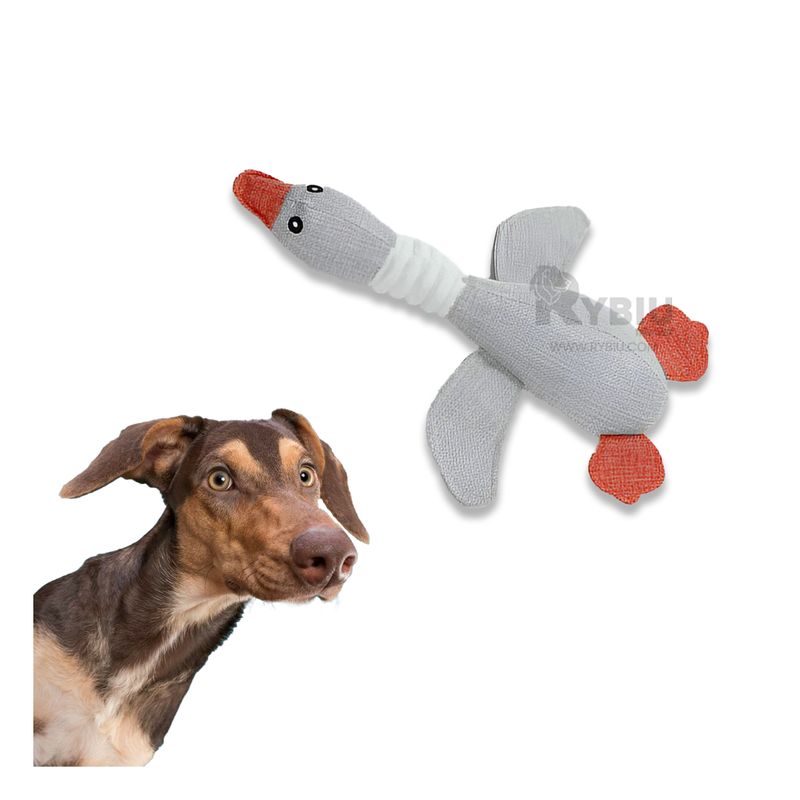 GENERICO - Peluche para el Hogar de Pato en Plomo Y+Papel de Regalo