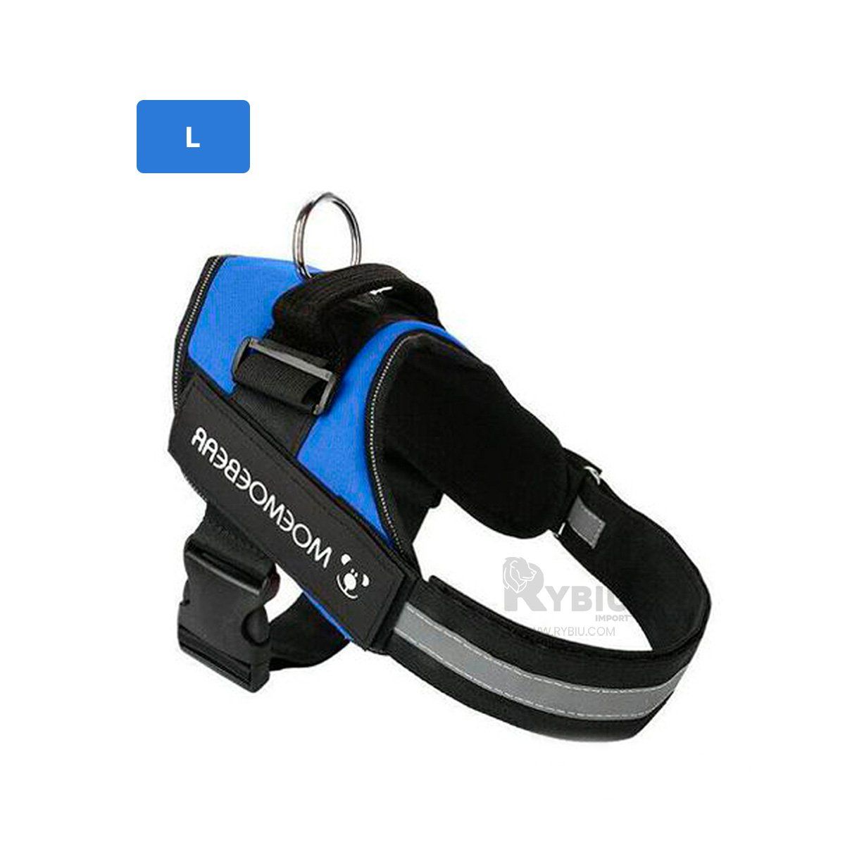 GENERICO - Pechera Acolchada TL de Color Azul Y+Banderitas Adhesivas