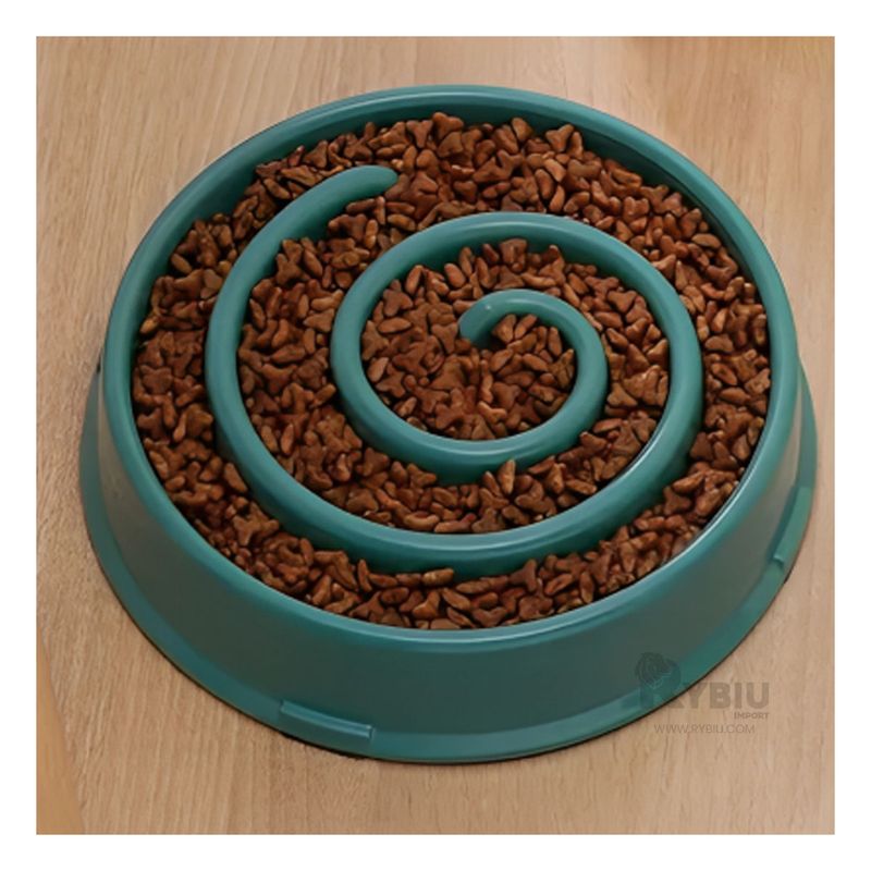 GENERICO - Plato Desestresante de Espiral en Verde Y+Papel de Regalo