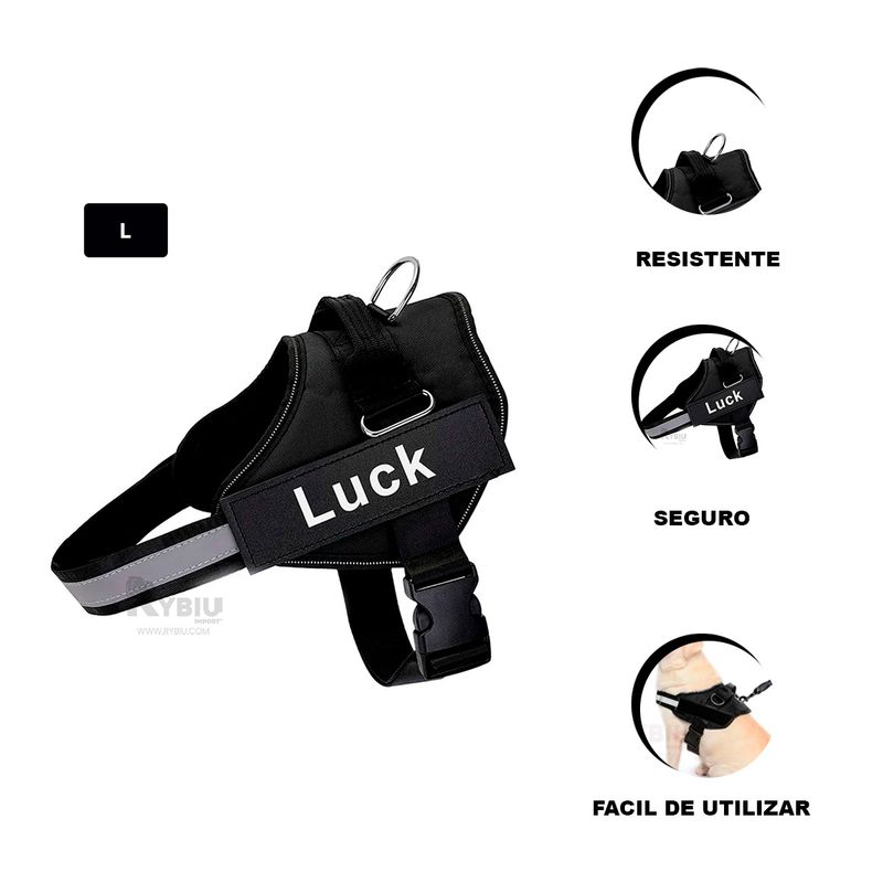 GENERICO - Arnes Simple de Guardar en Color Negro Y+Papel de Regalo