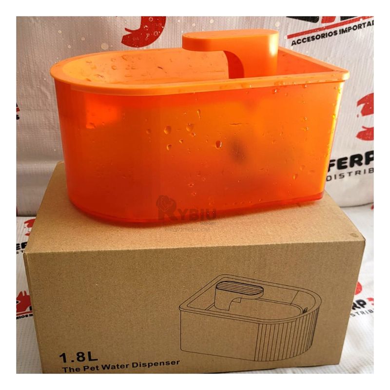 RYBIU IMPORT - Fuente Ergonomico y Comoda Color Naranja Y+Regalo Stickers