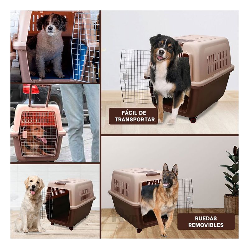 RYBIU IMPORT - Bolsa Durardera para Perro en Color Marron Y+Gift MiniAgenda