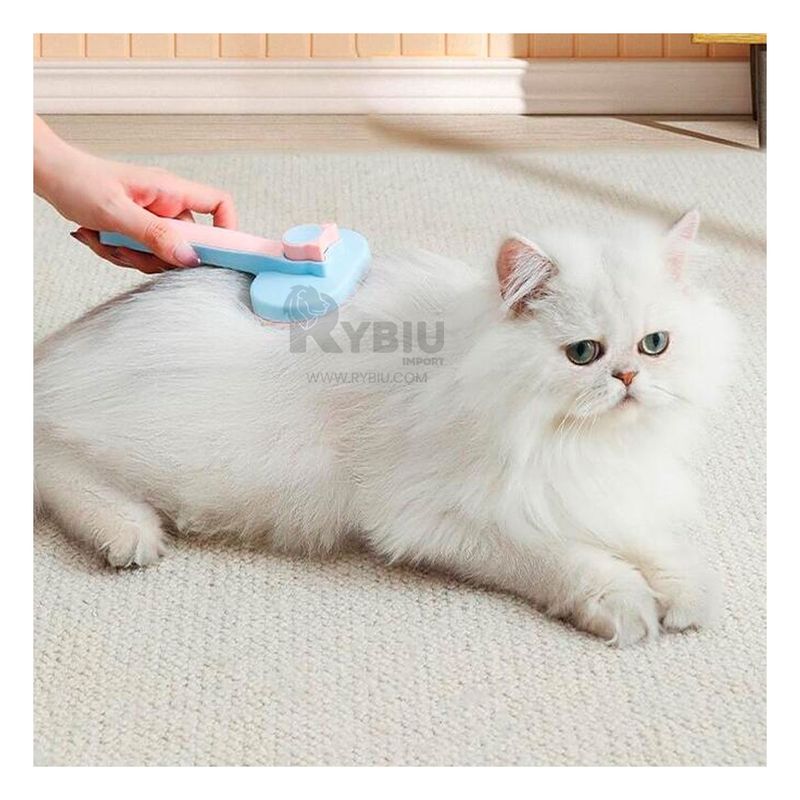 GENERICO - Cepillo con Boton de Limpieza en Rosado Y+Regalo Stickers