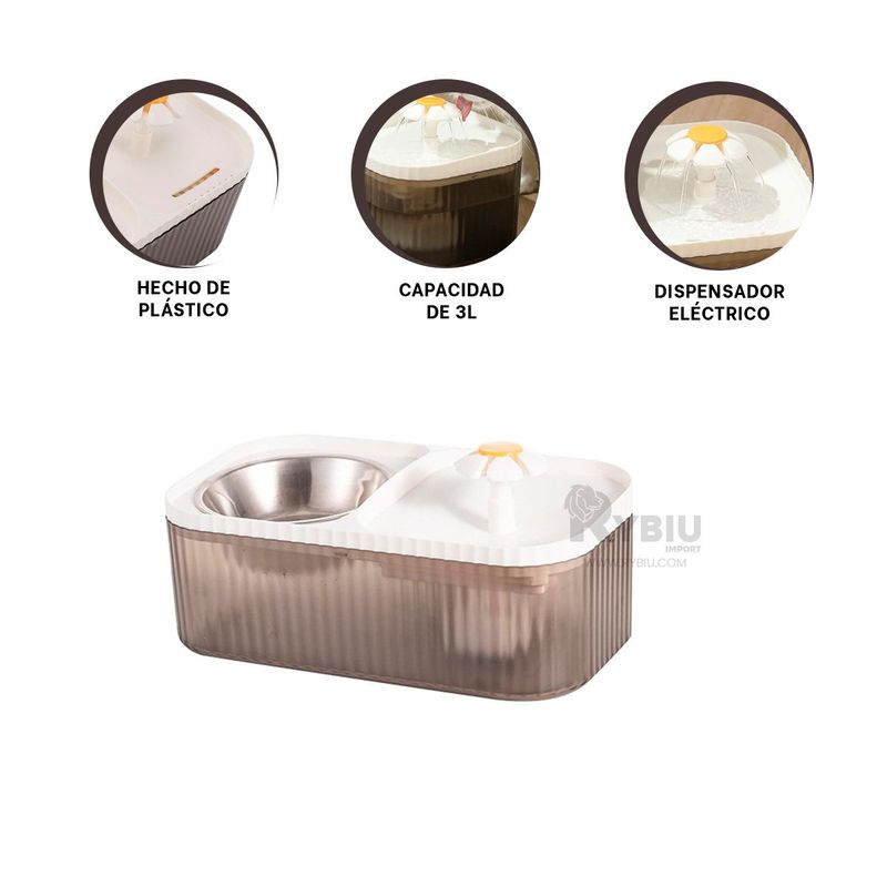 RYBIU IMPORT - Dispensador Resistente en Color Blanco Y+Regalo Stickers