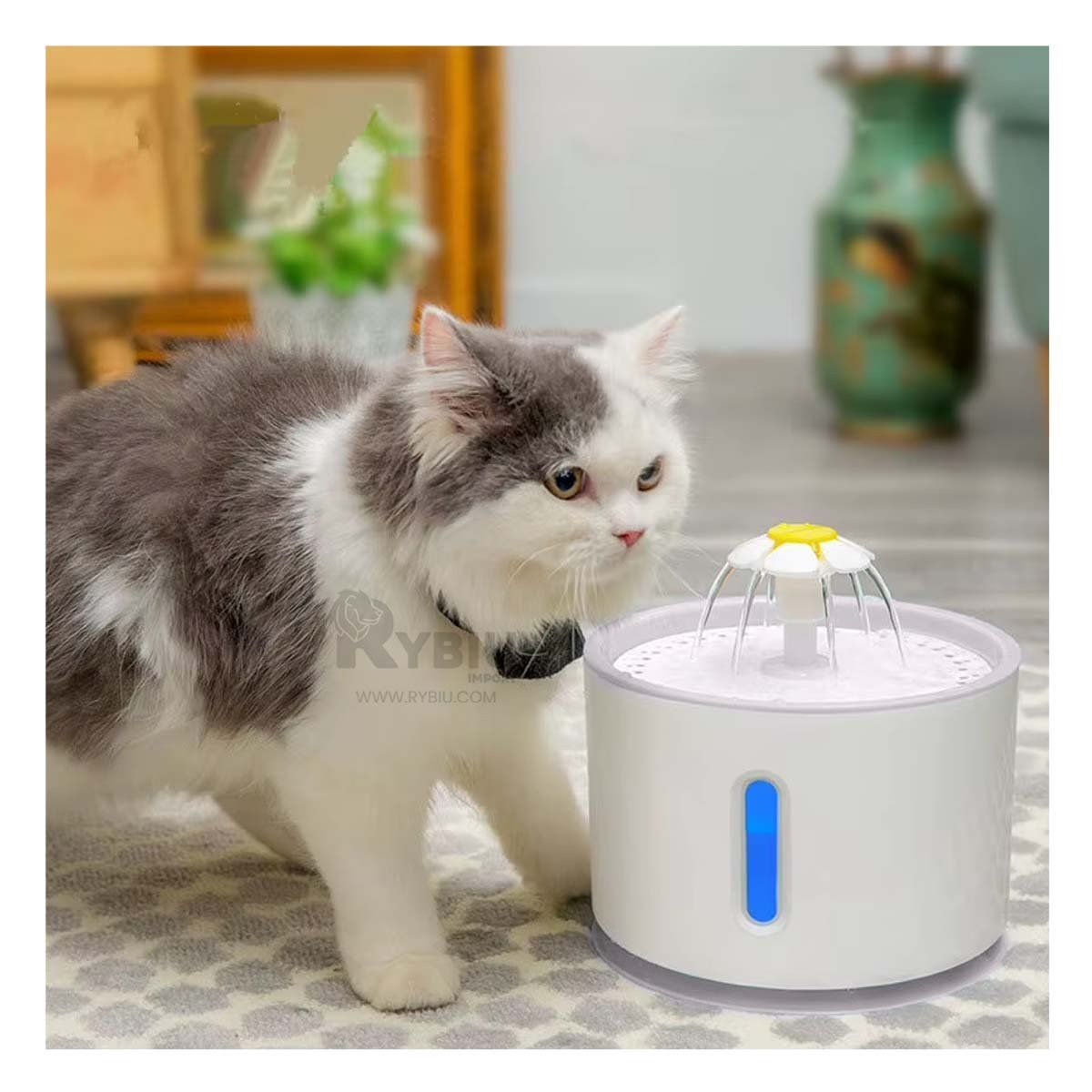 GENERICO - Bebedero Automatico de Plastico Blanco