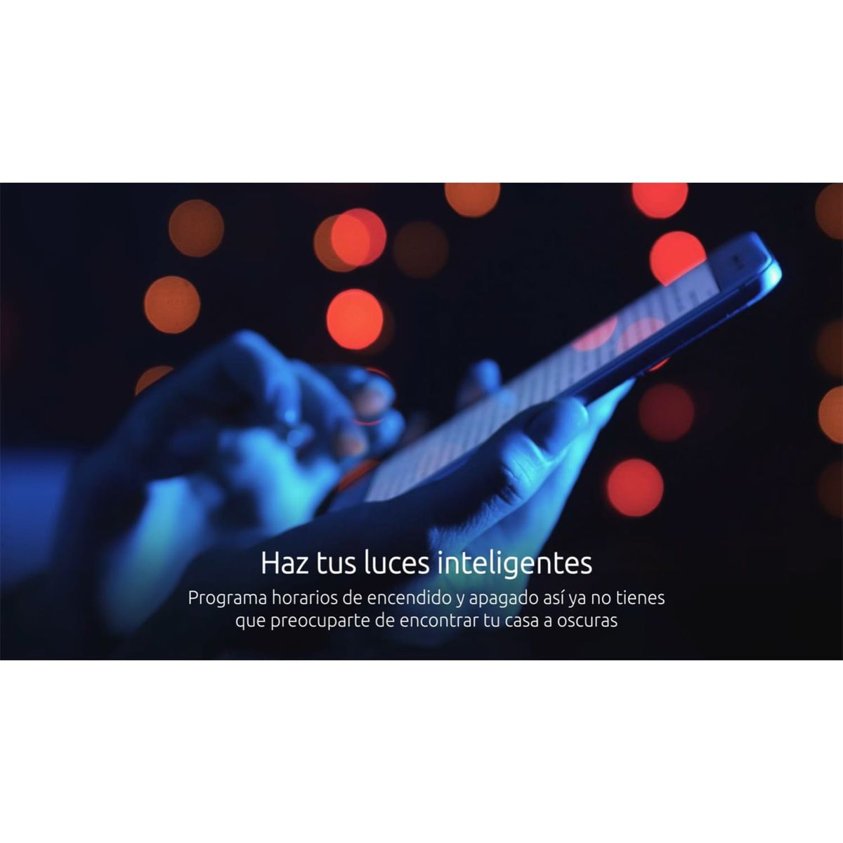 NEXXT SOLUTIONS - Foco Led Plano Wifi Nexxt NHB-C320 Pack3 Luz Blanca y Multicolor Control por voz