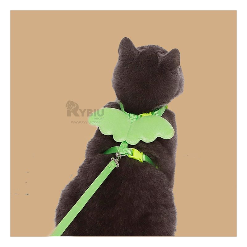 RYBIU IMPORT - Arnes para Cahorros en Color Verde Y+Stickers