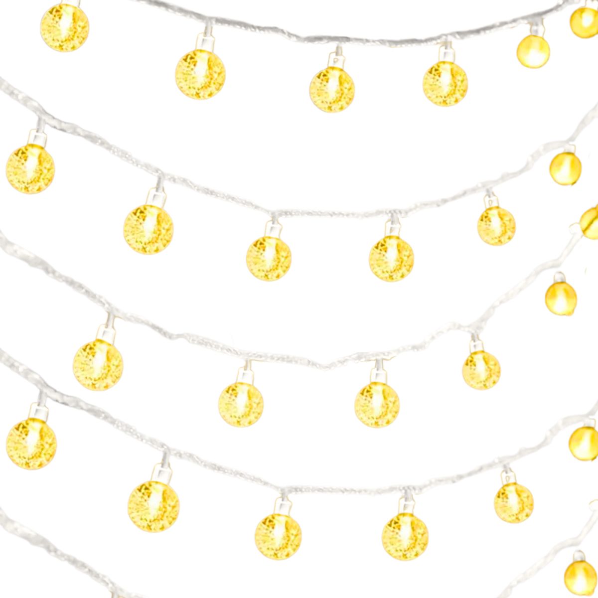 INSPIRA - Set de 2 Guirnaldas de Luces Led Intermitentes para Decoración 10 m