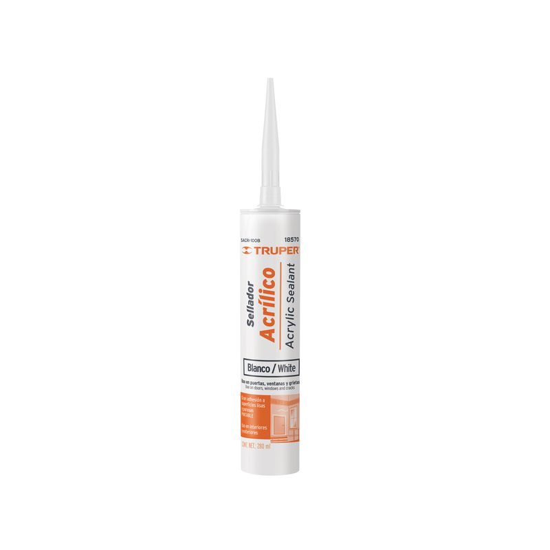TRUPER - Sellador Acrilico Blanco de 280 ml Truper