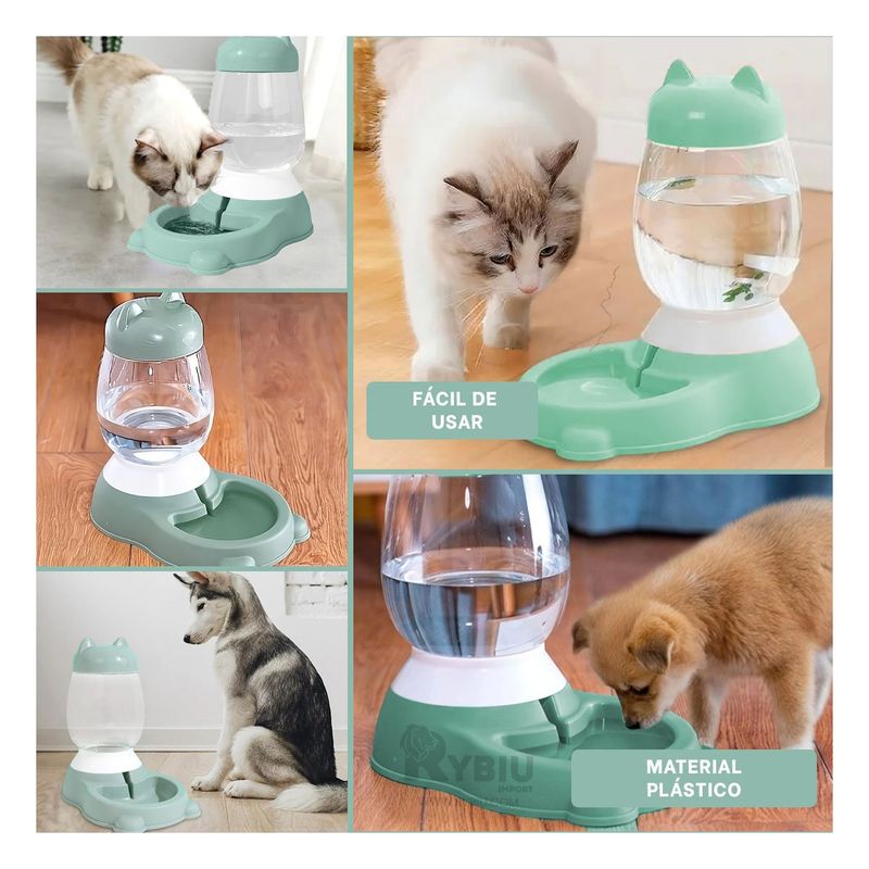 RYBIU IMPORT - Dispensador Inteligente Pet en Color Verde Y+Regalo Stickers