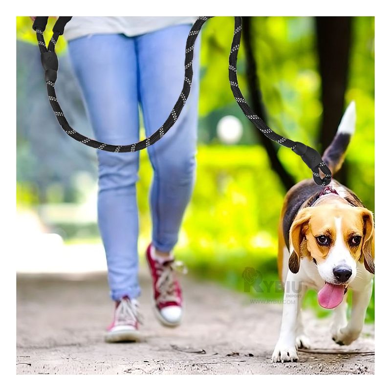 GENERICO - Soga Moderno Gruesa de 2m Color Negro Y+Papel de Regalo