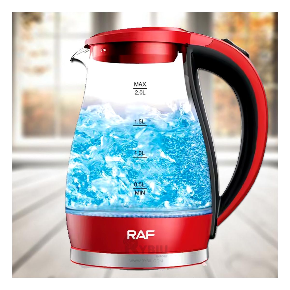 GENERICO - Tetera Multifuncional de 2L en Rojo Y+Regalo Agendita