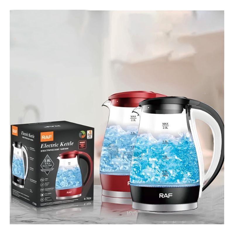 GENERICO - Hervidor a Conexion de 2L en Rojo Y+Regalo Agendita