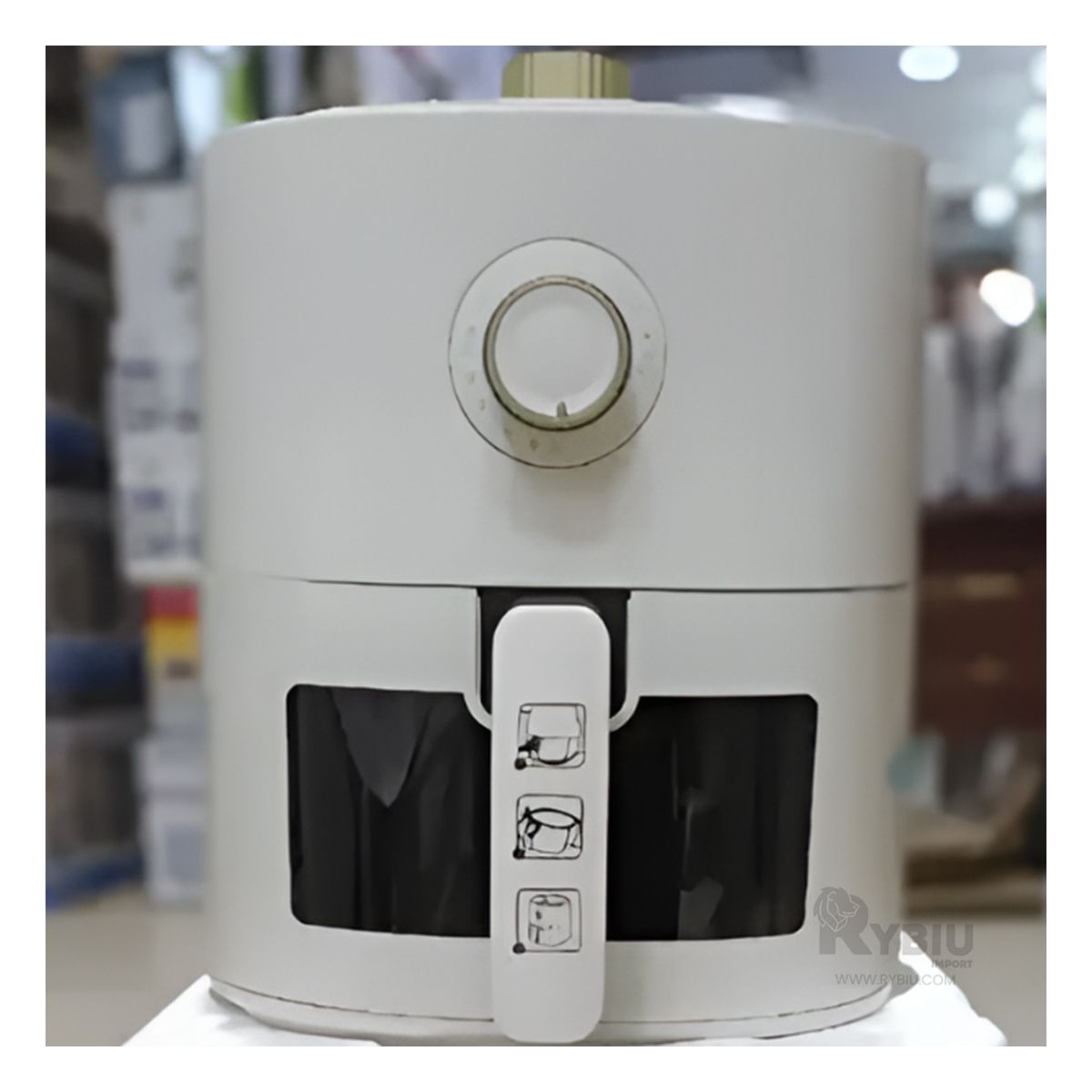 GENERICO - Freidora para Pollo en Color Blanco Y+Papel de Regalo