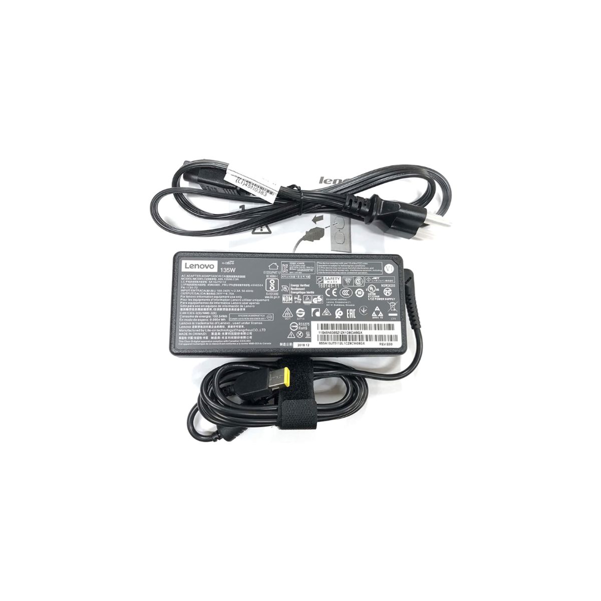 LENOVO - Cargador Lenovo 20V.  6,75A. 135W. Punta Usb