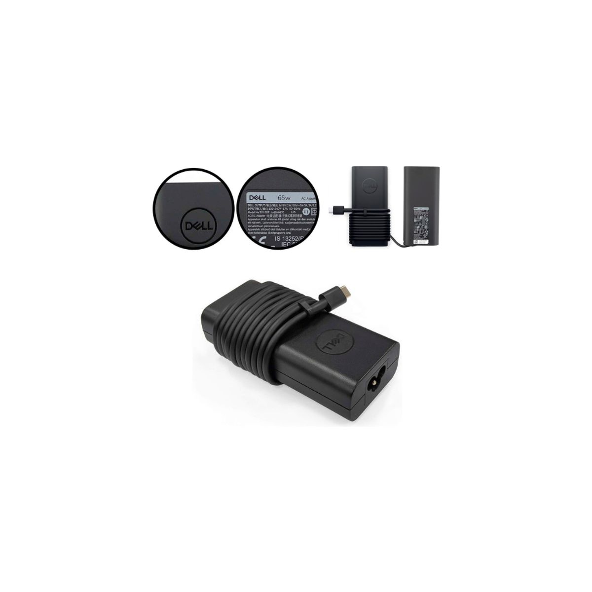 DELL - Cargador Dell.  20V. 3.25A. 65w. Tipo C