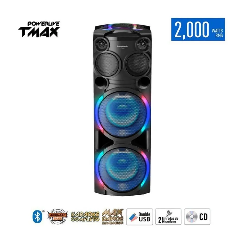PANASONIC - Equipo De Sonido One Box Panasonic SC-TMAX50PUK 2000w
