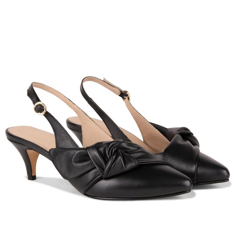 ALMUDENA MILIANI - CALZADO DAMA CUERO CALA NEGRO