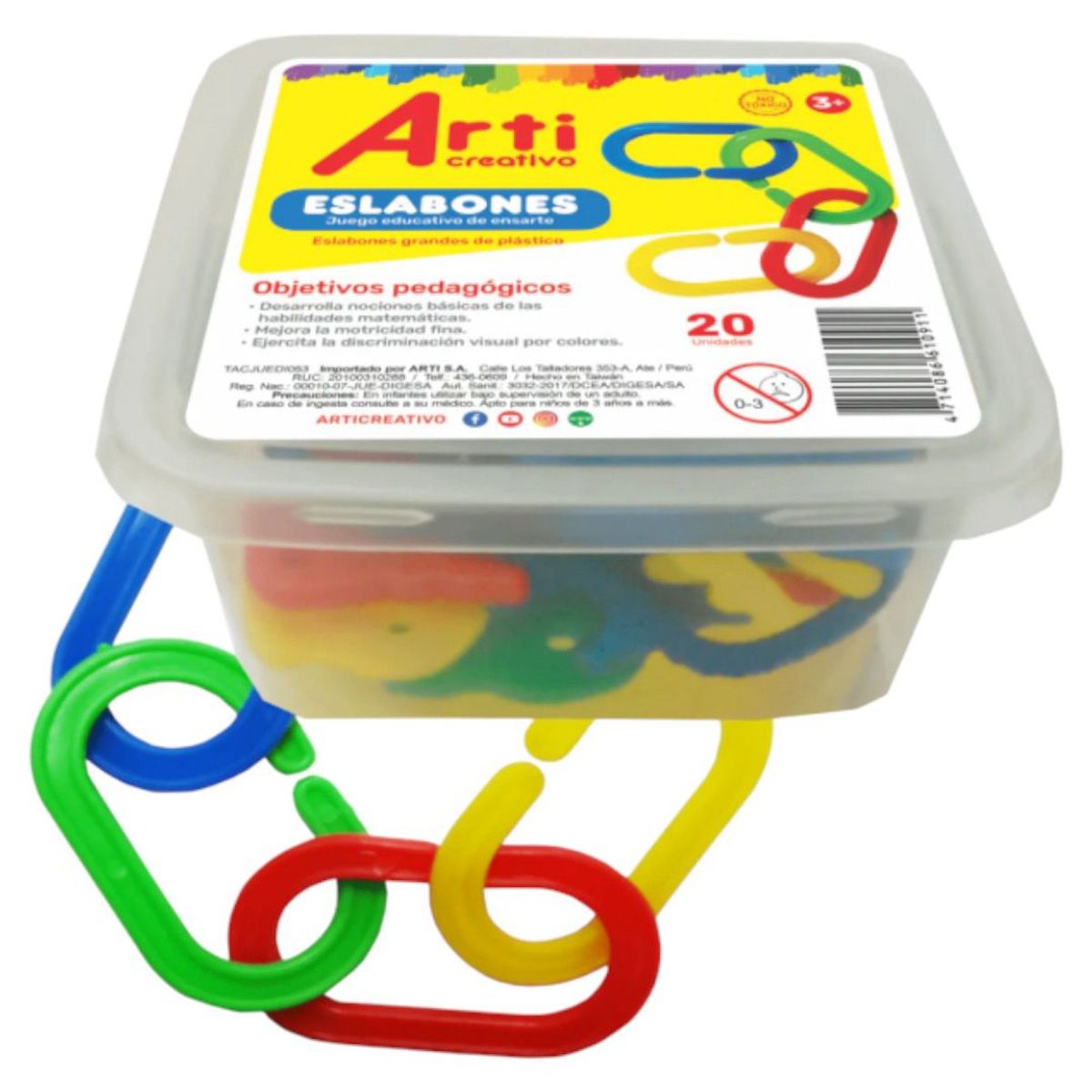 GENERICO - Juego de Exploración de Plástico Eslabones