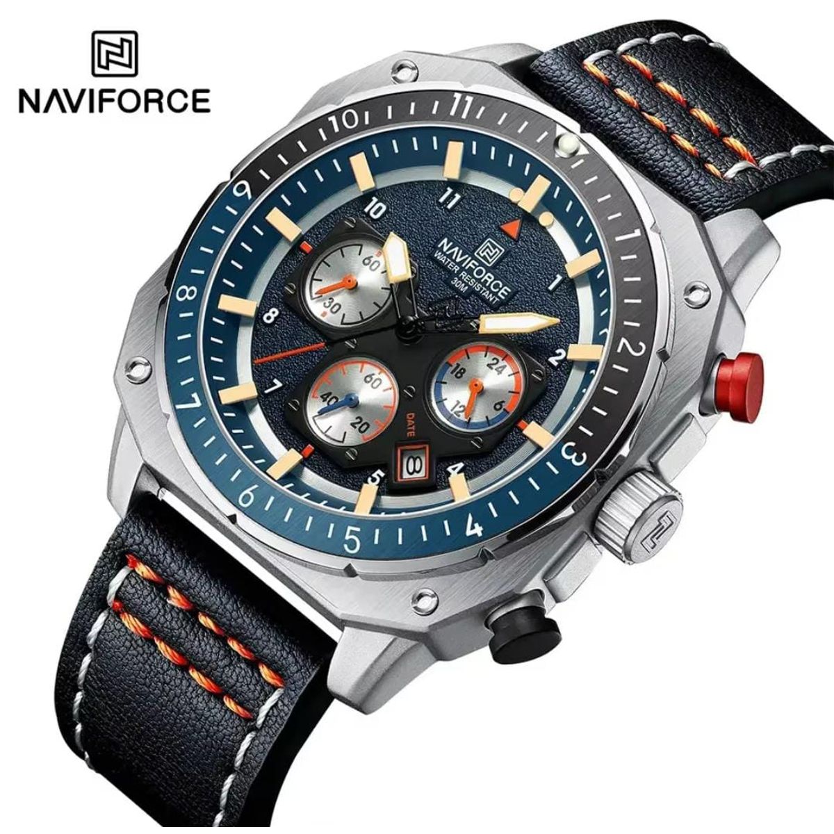 NAVIFORCE - Naviforce Negro Cuero NF8057