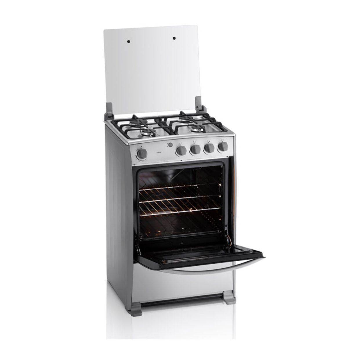 INDURAMA - COCINA INDURAMA CORUÑA 4 HORNILLAS CROMA